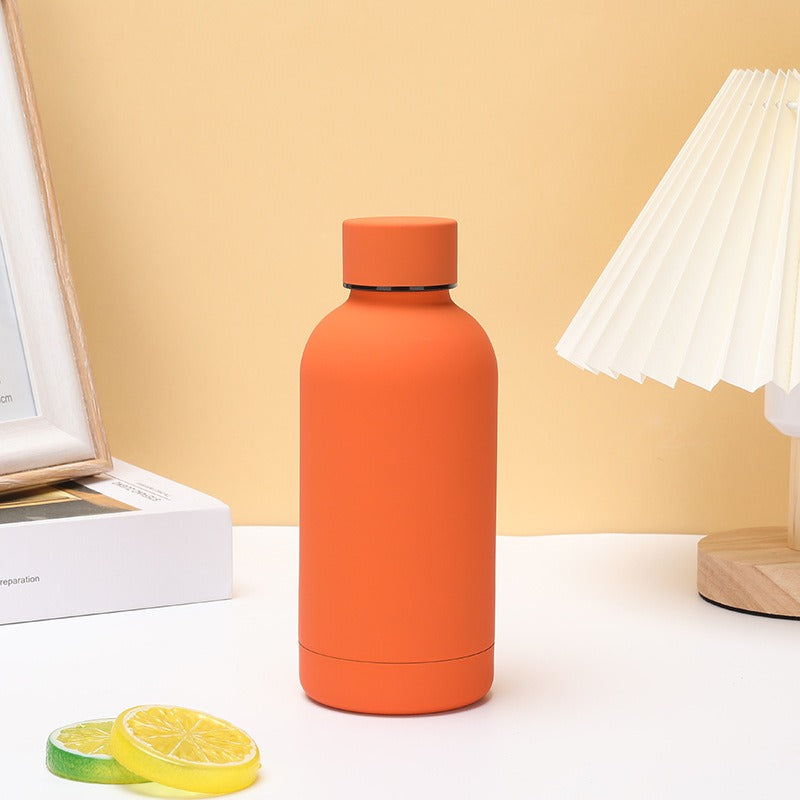 350/500/750ML Double-Wall Stainless Steel Leak-proof Thermal Vacuum Flask Insulated Water Bottle Sports Coffee Straight Body - Korvel