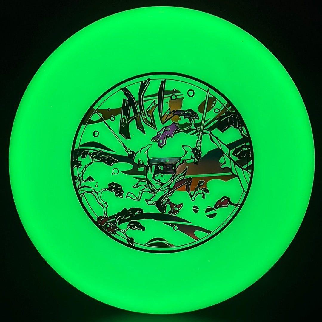 Alpine Glow Douglas Fir - Ninja Frog Disc Golf Putter