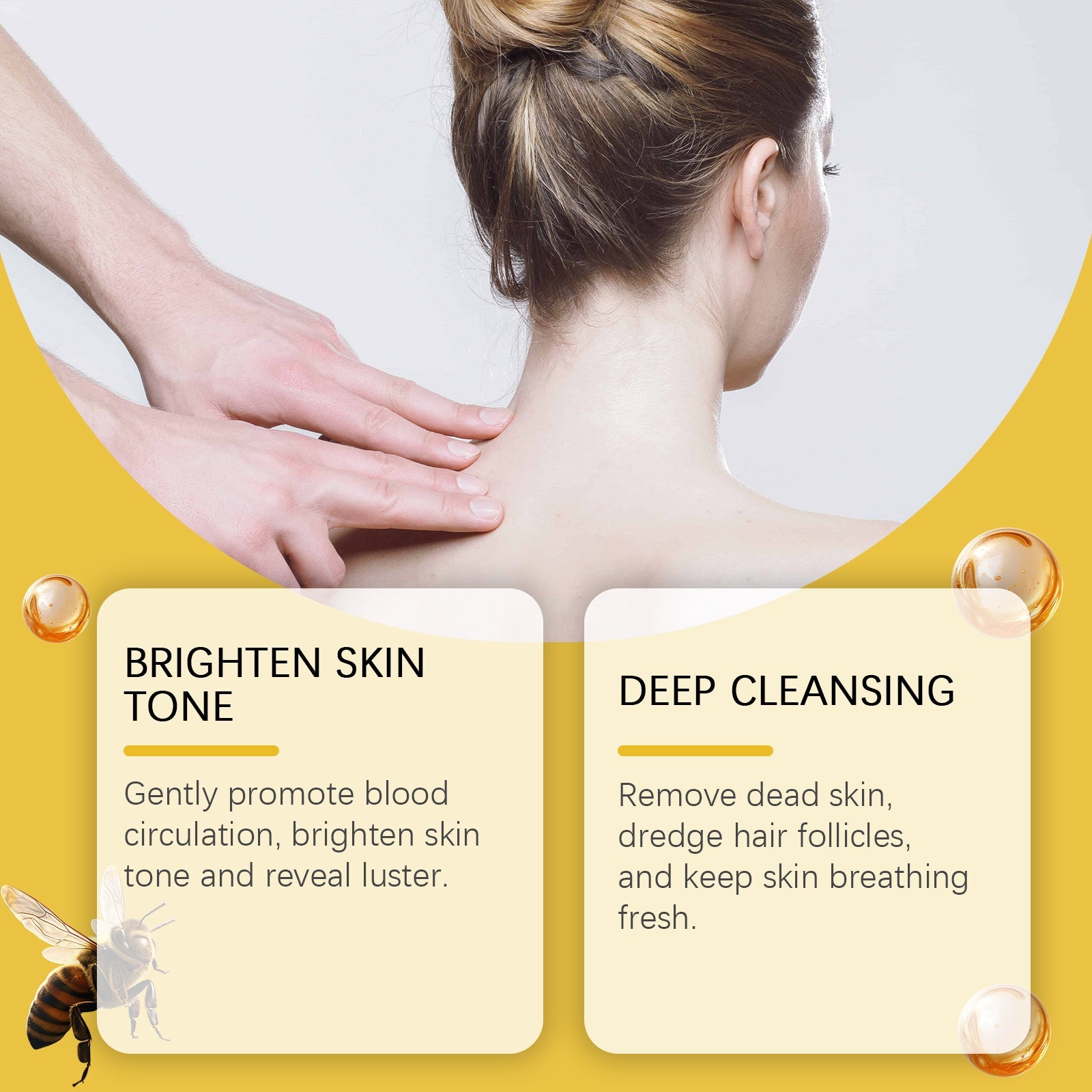 Oceaura Bee Venom Soap For Deep Body Cleansing, Moisturizing, Brightening And Improving Skin And Bathing Body Soap - Korvel