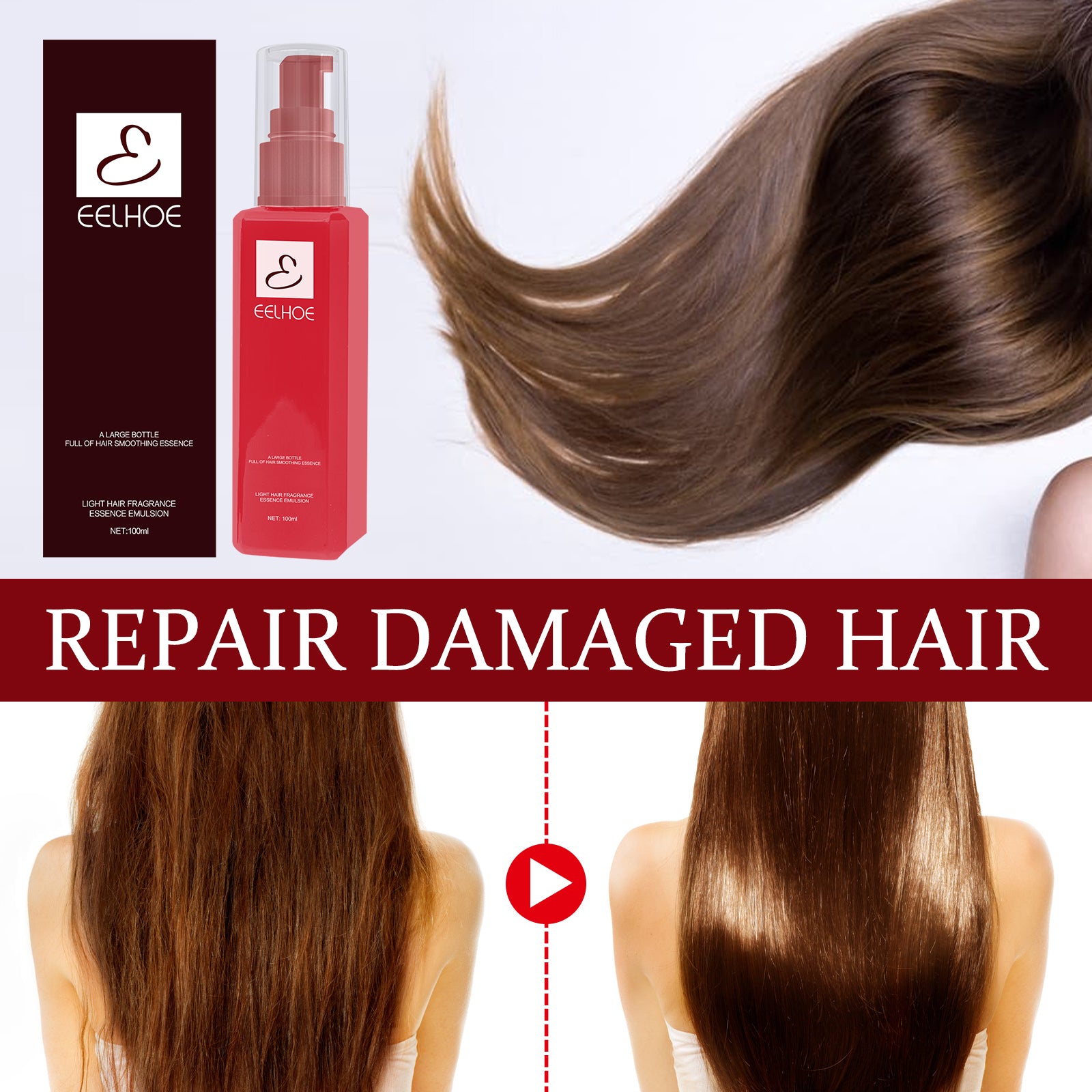 Hair Care Essence, Hair Repair Moisturize And Fluff Leave-in Hair Care Essence - Korvel