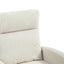 Silla mecedora giratoria tapizada JiaDa en beige
