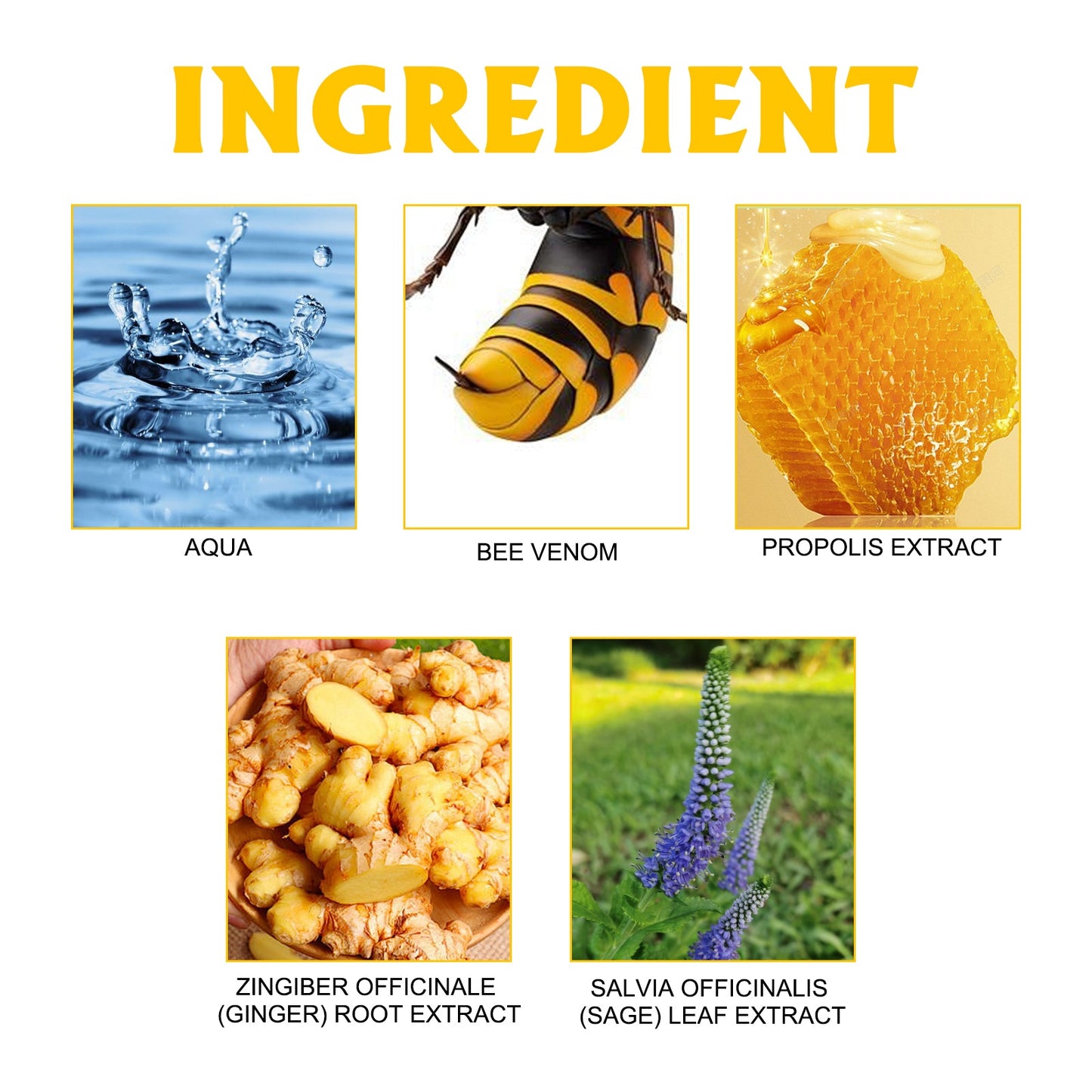 Perles de bain détox au venin d'abeille