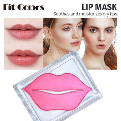 Fit Colors Moisturizing Lip Mask Lip Patch Single Piece Independent Packaging Fade Fine Lines Lip Care Lip Mask - Korvel
