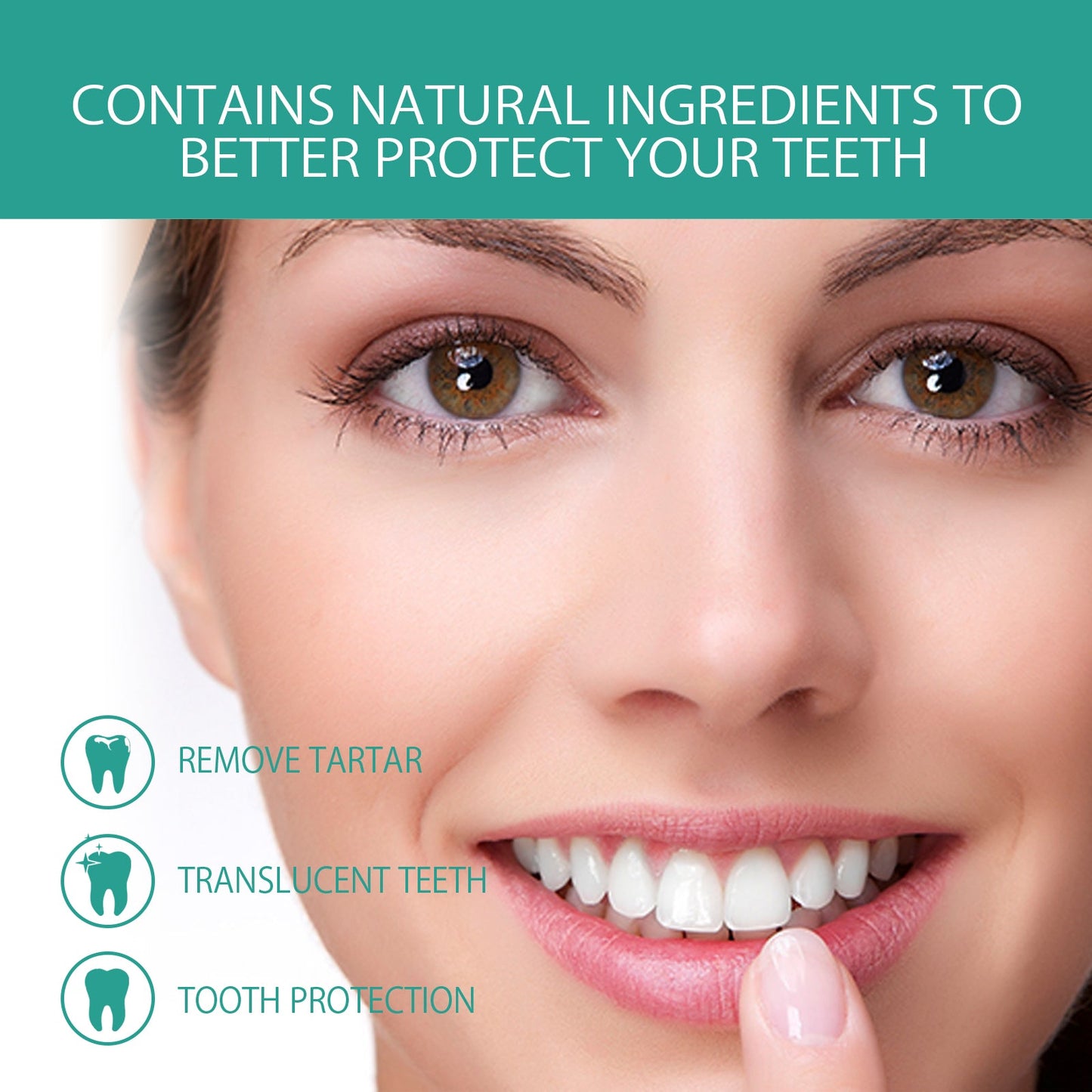Foaming Teeth Mousse deeply cleans teeth stains, tooth yolk, gums and fresh breath - Korvel