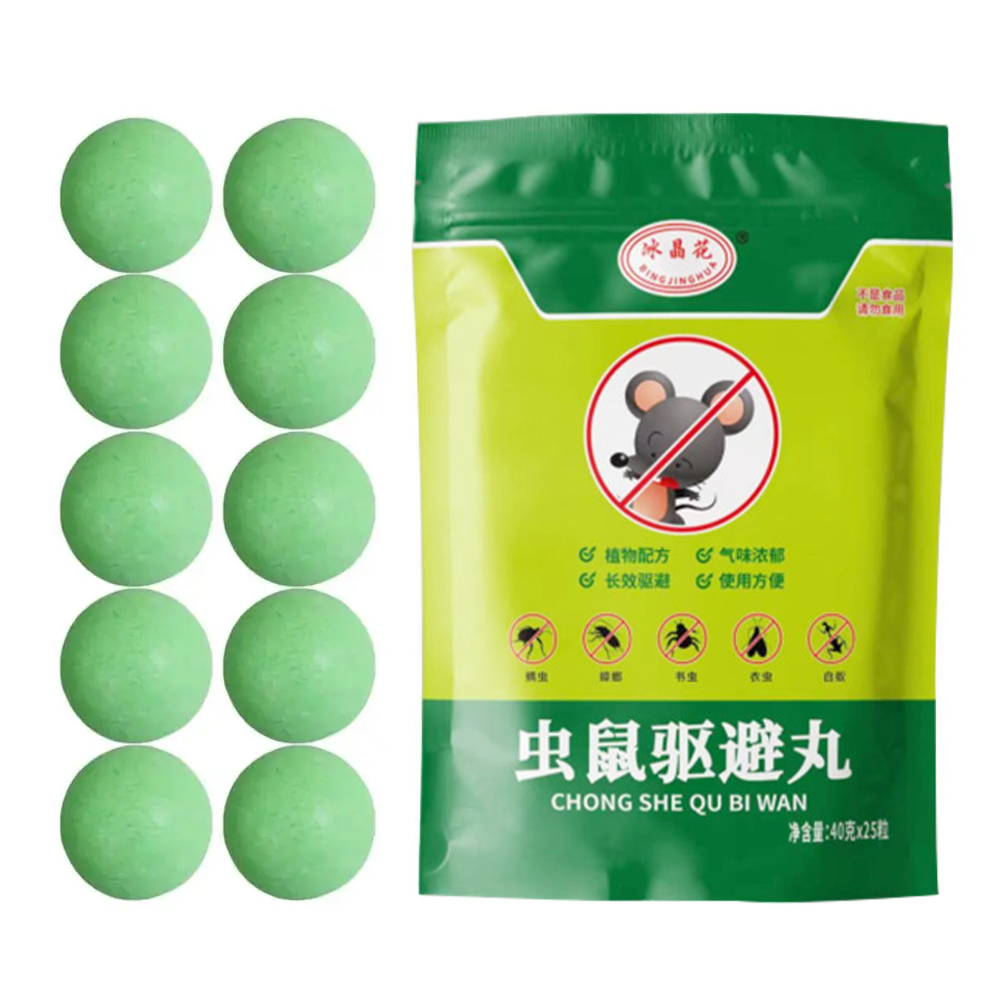 10 Boules Répulsives à Souris à la Menthe Poivrée - Solution Écologique