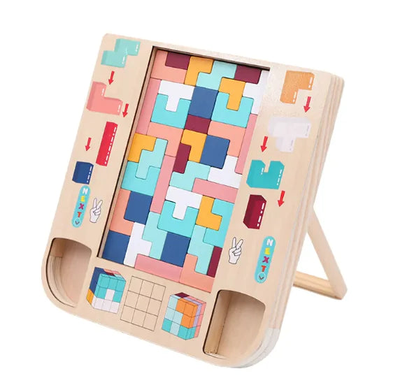 Multifunctional Wooden Educational Puzzle for Children