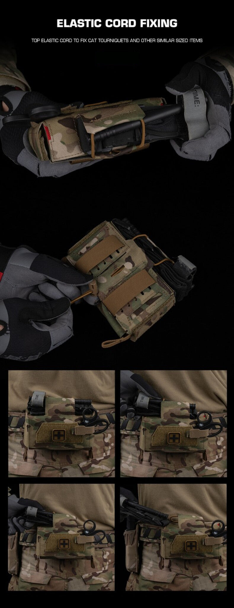 Sac de Traumatologie Compact V3 Trousse de Premiers Secours Tactique