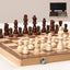 Magnetic Chess Folding Solid Wood Double Queen Set Chessboard Adult Board Game Children's Puzzle Toy - Korvel