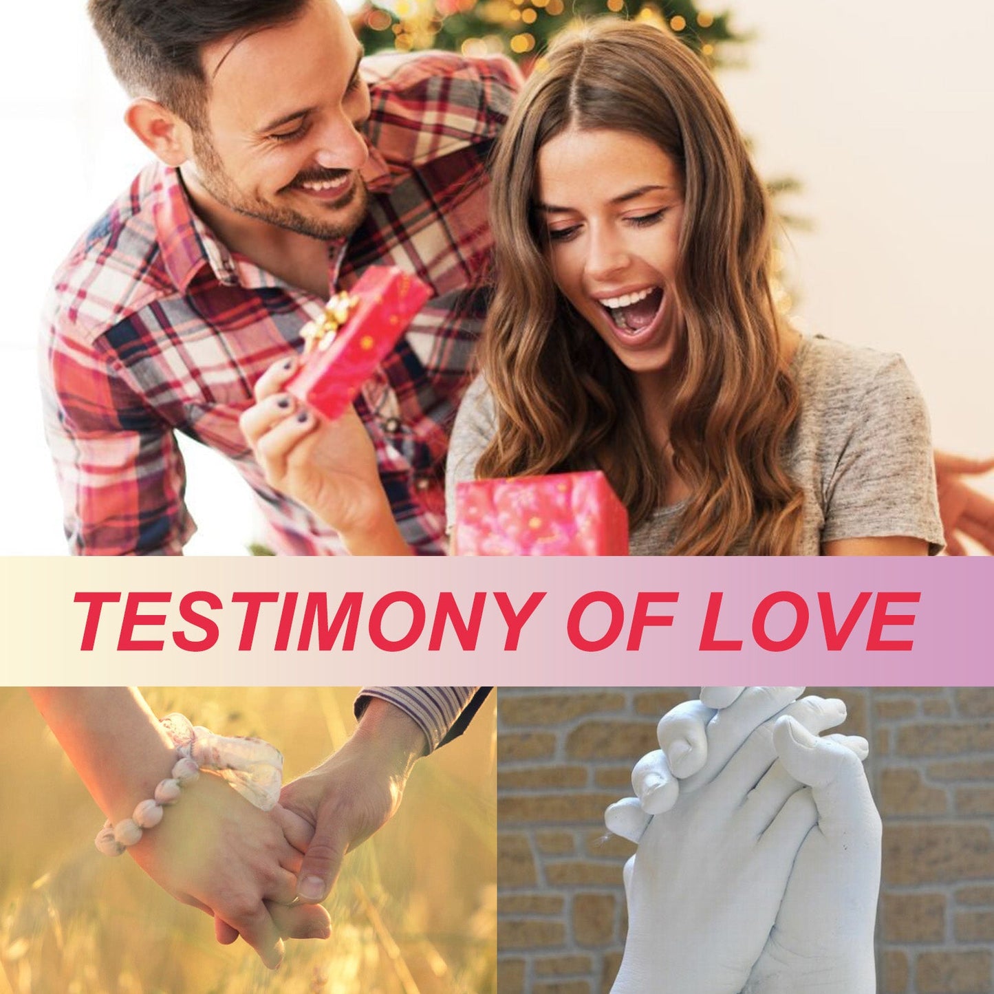 Couple Hand Model Craft Kit - Creative DIY Gift