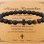 Fashion bead jewelry cross bracelet - Korvel