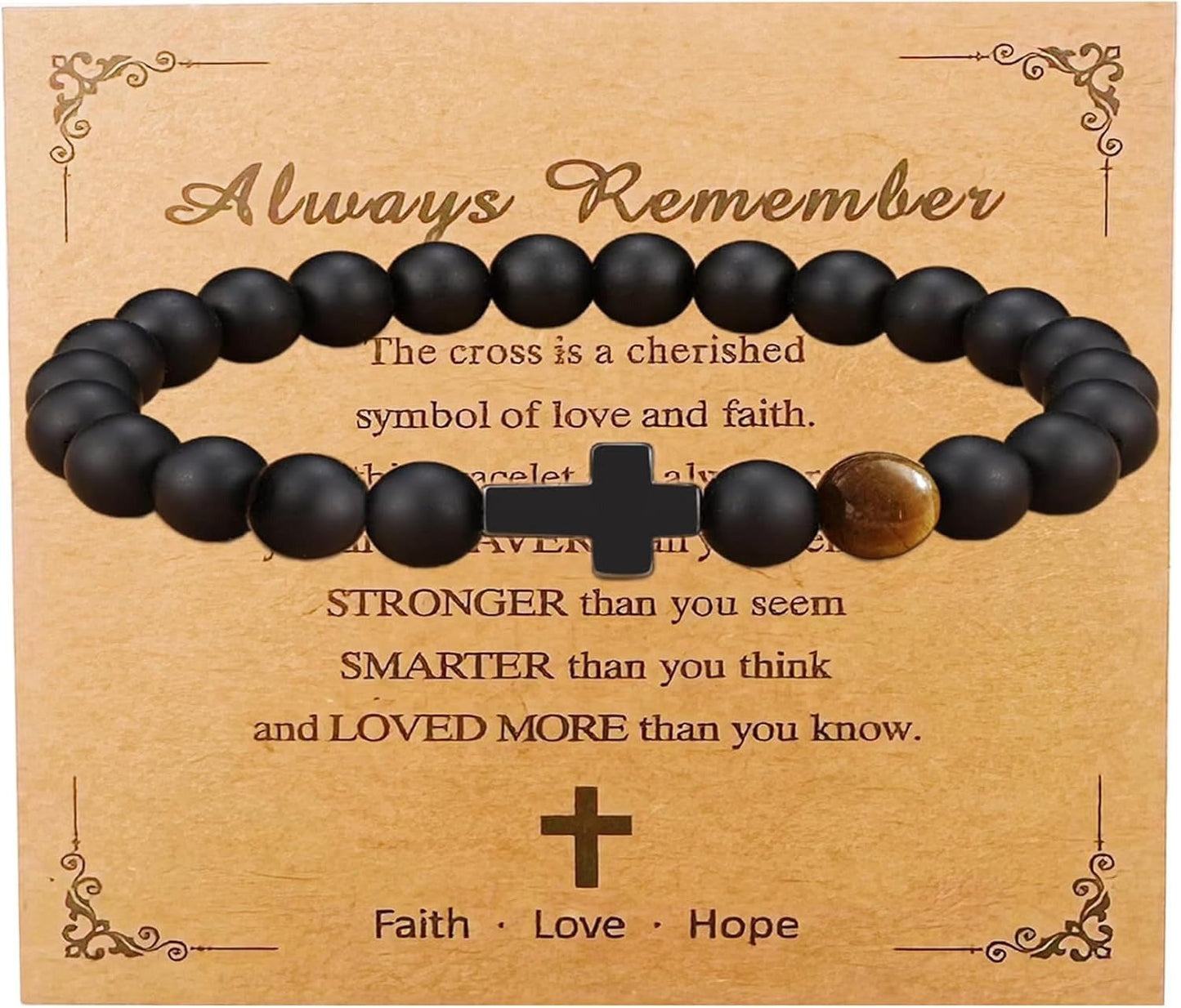 Fashion bead jewelry cross bracelet - Korvel