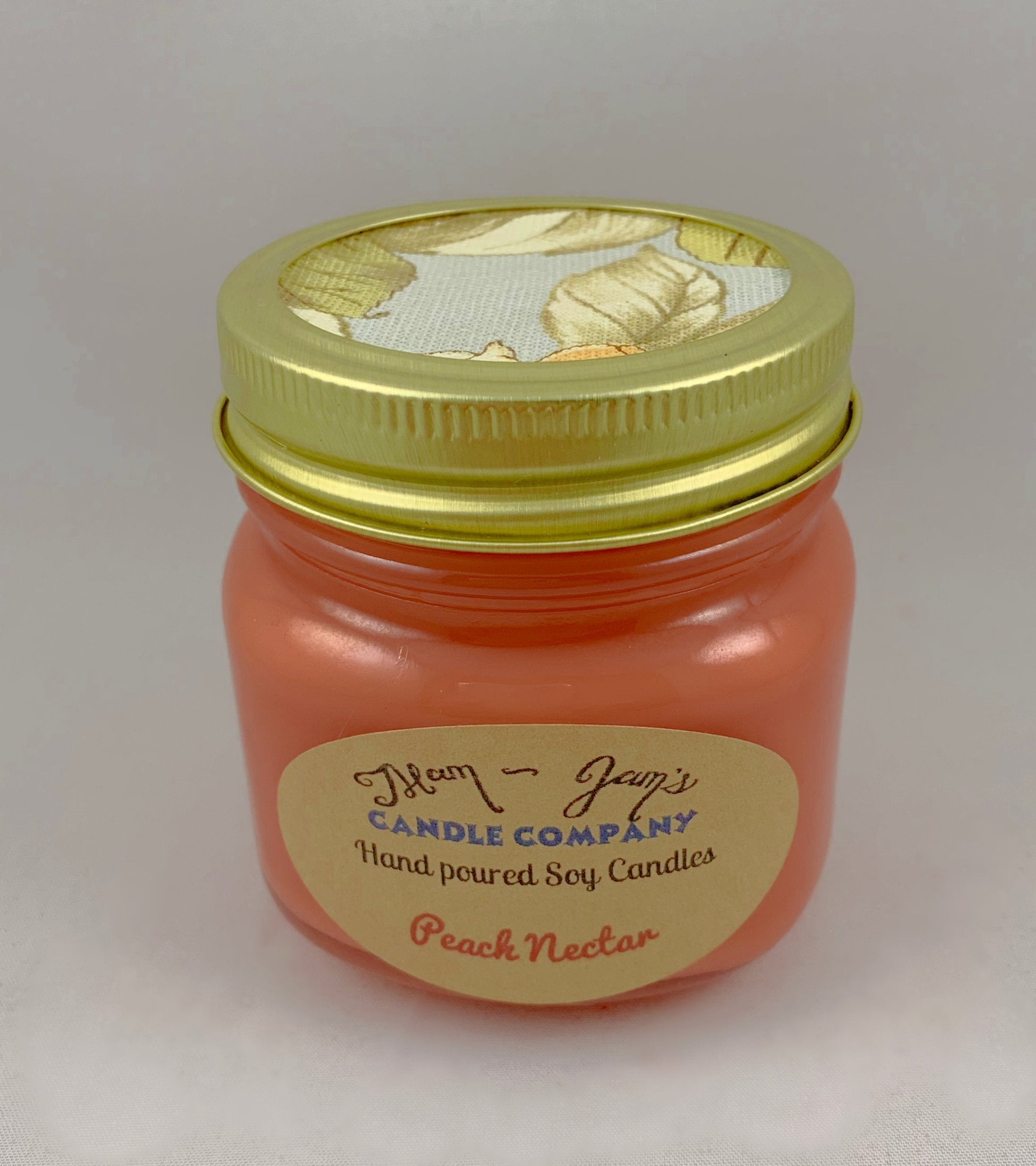 Peach Nectar Soy Candle – Sweet & Fruity Scent | Mam Jam’s - Korvel