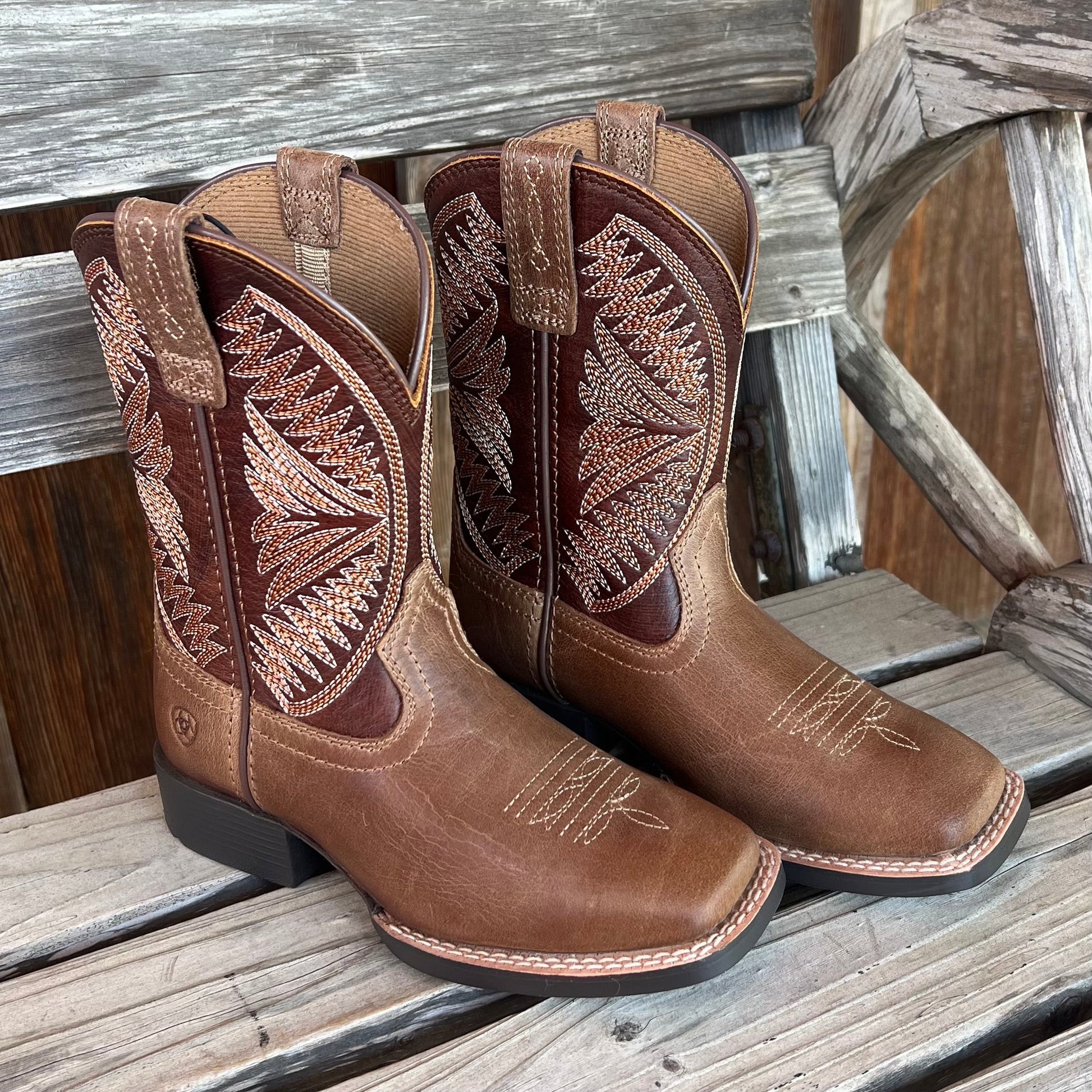 Ariat Kids' Brown Ruidoso Boots - Perfect for Growing Feet - Korvel