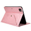 Suitable for iPad Pro 2020 Pen Slot Shoulder Strap Tablet Leather Case Air5 Handle Strap Handheld Flip Stand Protective Case - Korvel