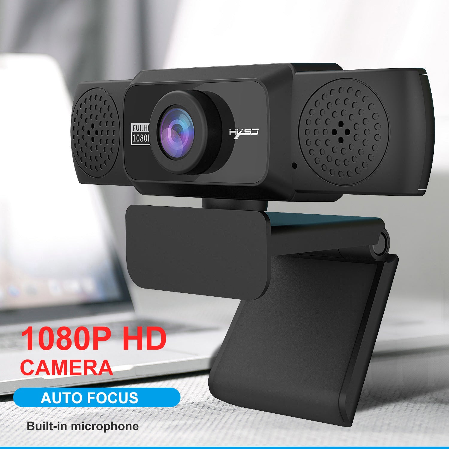 1080P high-definition computer camera with 360 degree rotatable video conferencing and live streaming of online courses - Korvel