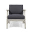 PERLA CLUB CHAIR, LIGHT GREY - Korvel