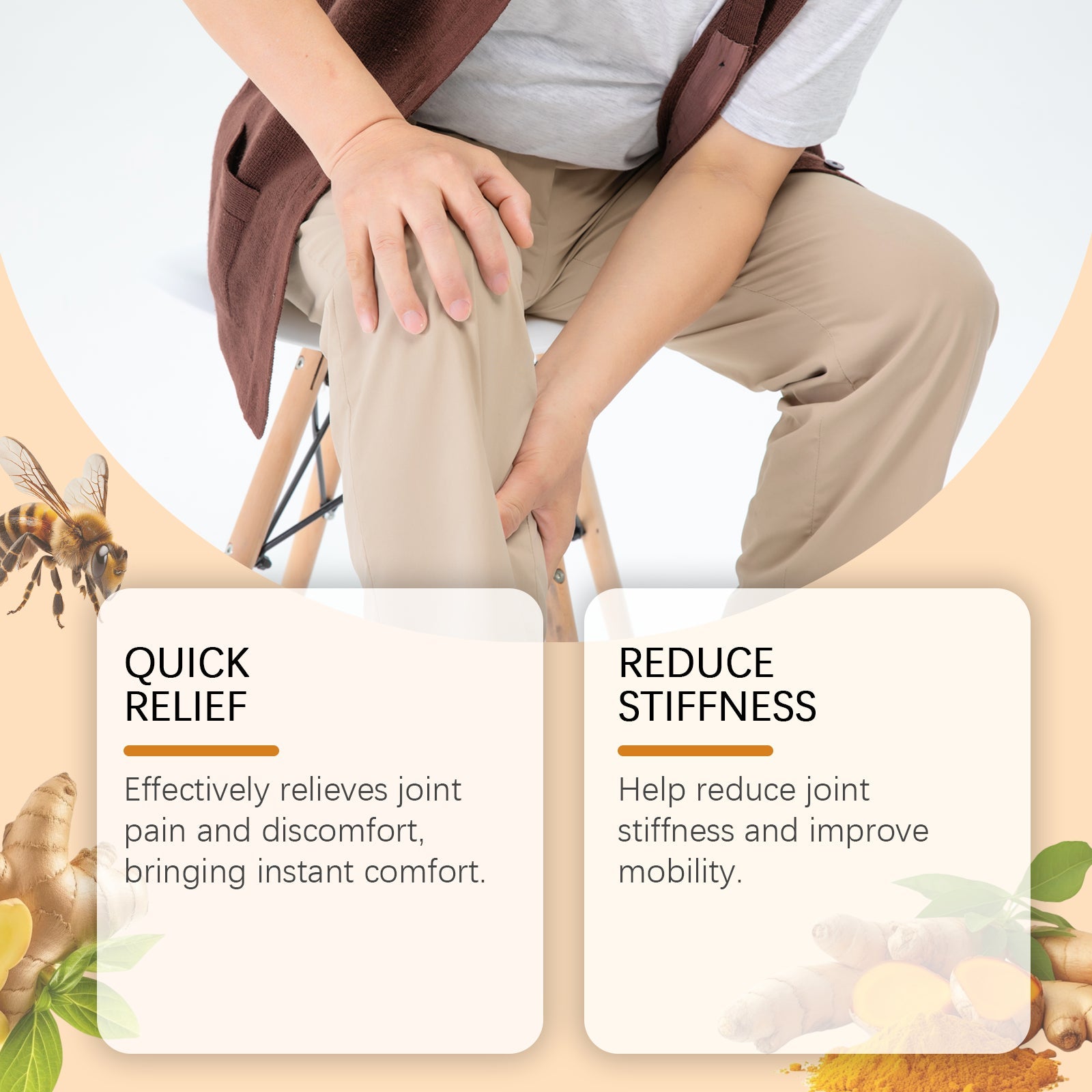 Joint Relief Cream Soothes Daily Joints And Muscles To Boost Vitality Gently Apply Body Care Cream - Korvel