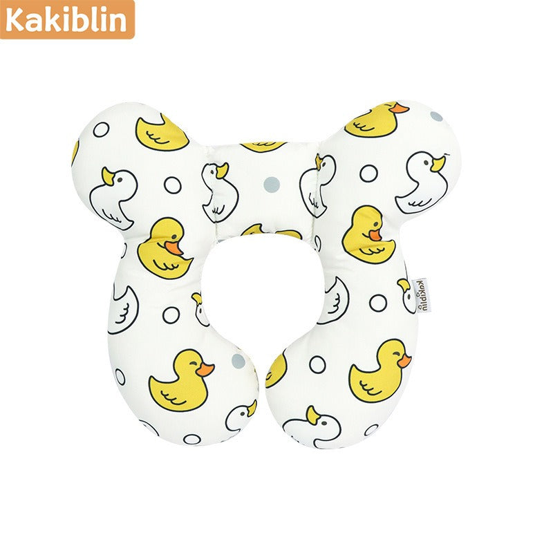 Baby head protection U-shaped pillow stroller fixed head pillow Car seat sleeping protection head and neck pillow - Korvel