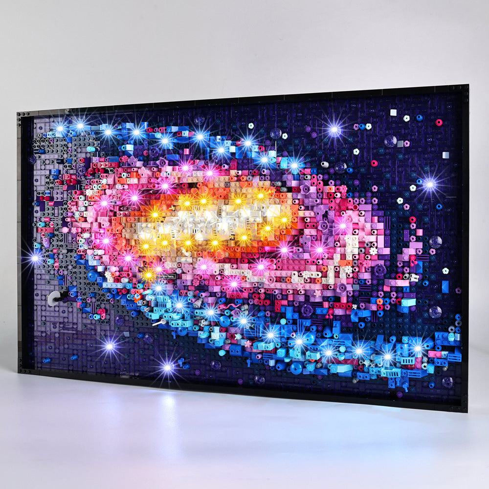 Ensemble d'éclairage LED de blocs de construction Galaxy LEGO Art Series 31212