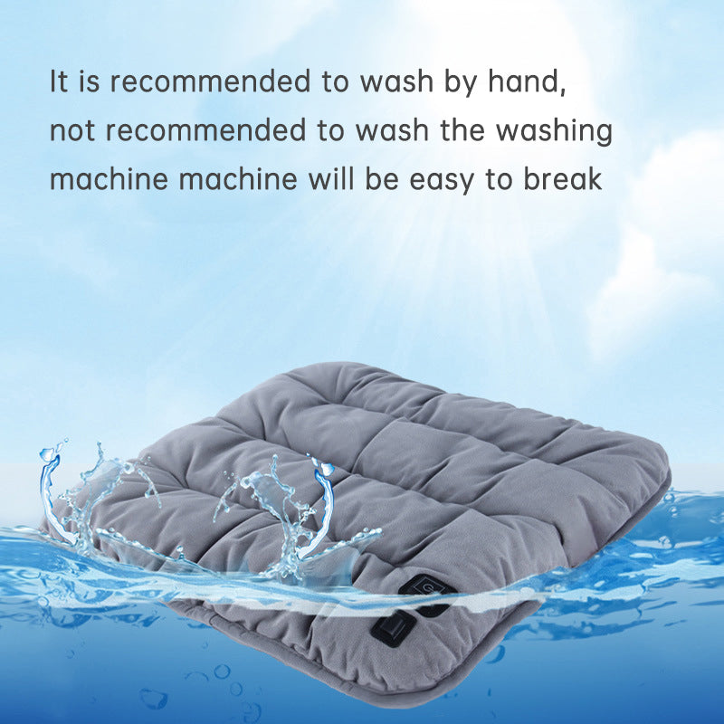 45X45cm USB Heating 3-speed Thermostat Cushion Office Sedentary Car Home Dual-use Winter Warm Physiotherapy Electric Heating Pad - Korvel