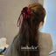 Vintage Velvet Long Ribbon Bow Hair Loop