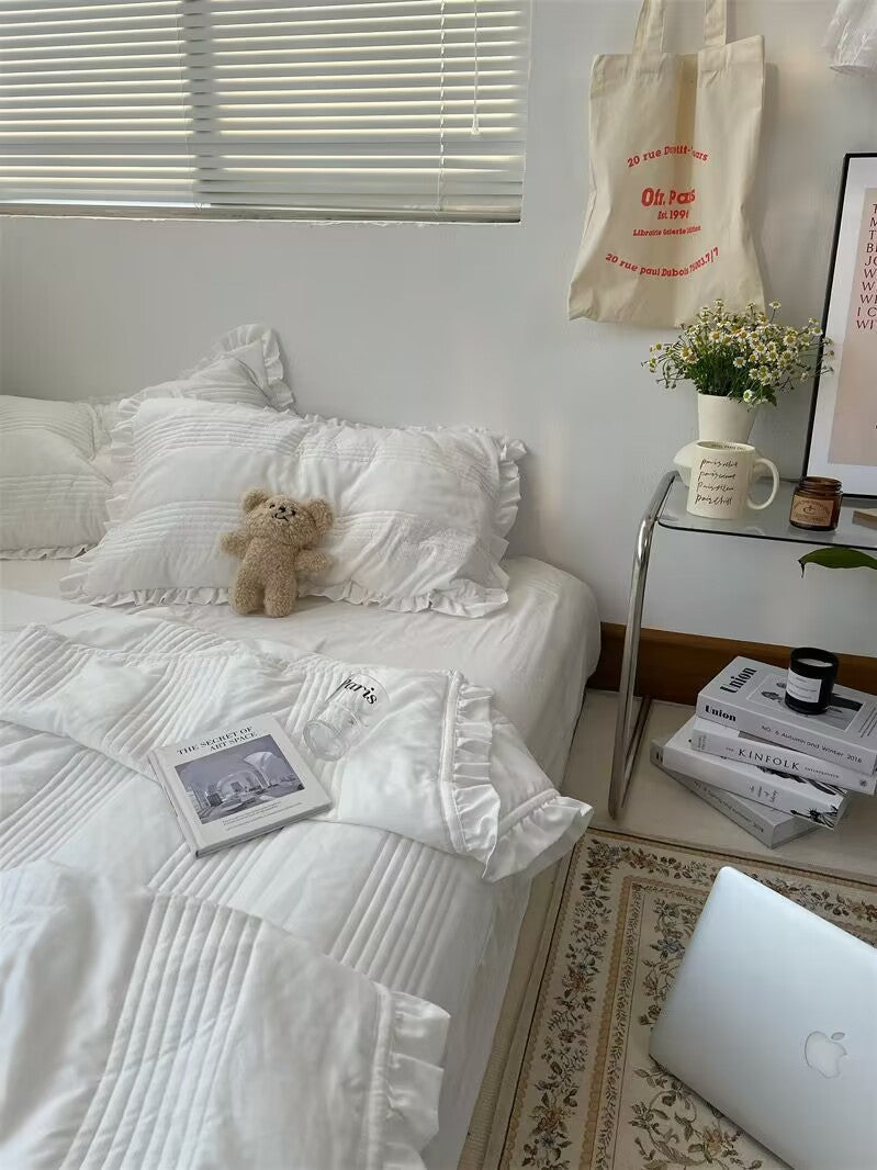 Solid color summer cool air-conditioned thin summer blanket - Korvel