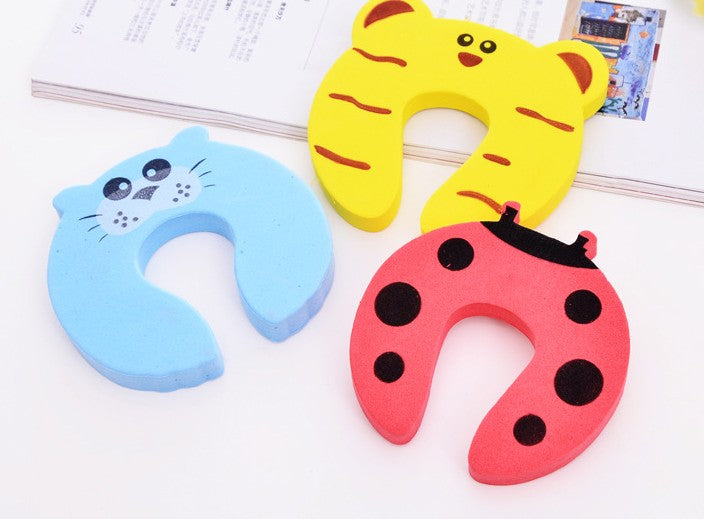 Children Safety Cartoon Door Clamp Pinch Hand Security Stopper - Korvel