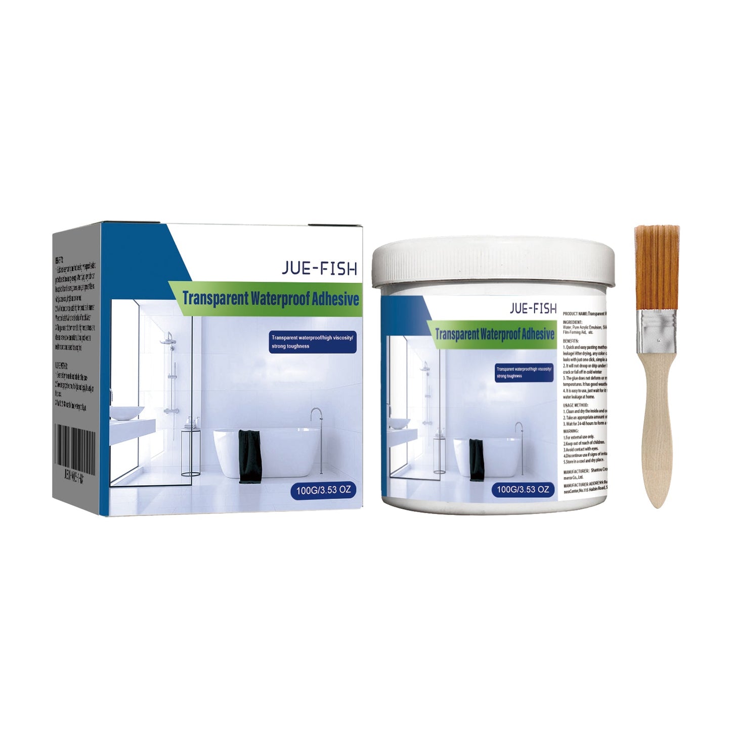 Transparent Waterproof Adhesive for Seamless Protection