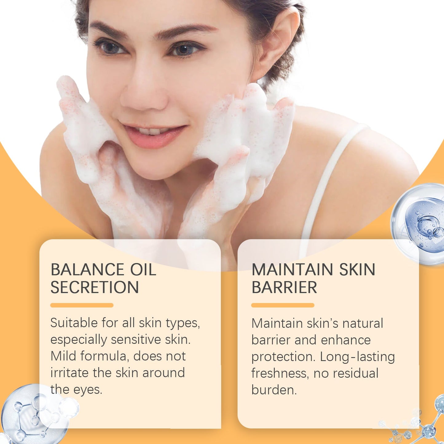 Balanced Oil Cleanser Gently Cleanses Face Skin With A Refreshing And Balanced Oil Cleanser - Korvel
