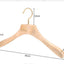 1PCS Household clothes hanging wooden anti-slip clothes rack - Korvel