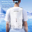 Semiconductor cooling clothing, back pad, outdoor construction air conditioner, waterproof - Korvel