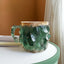 Healing & Spiritual Gifts: New Multi-Color Natural Mineral Crystal Mug. Colorful Crystal Christmas Mug for Coffee, Perfect for Festival. - Korvel