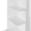 Makeup Vanity Desk With LED Lighted Mirror ,Dressing Table Set With 2 Large Drawers 10 LED Light ,White Color - Korvel