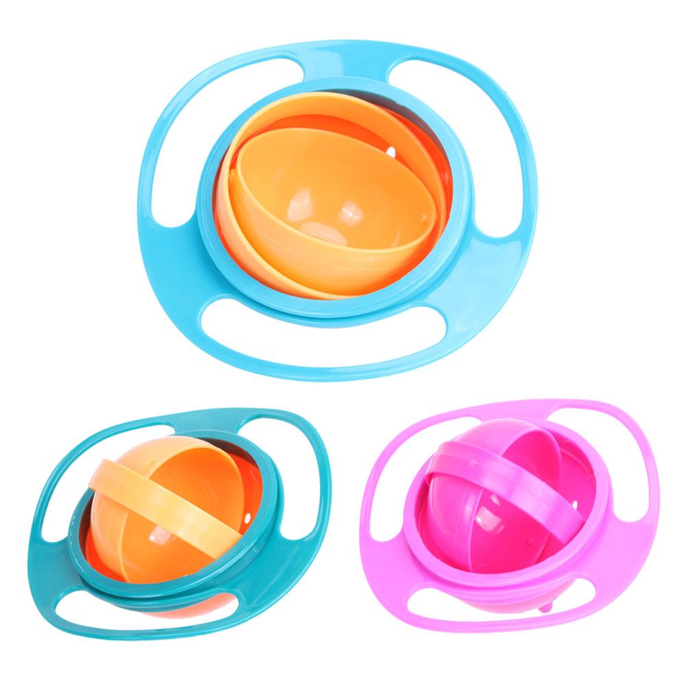Baby Feeding Dish Cute Baby Gyro Bowl Universal 360 Rotate Spill-Proof Bowl Baby Food Feeding Boxes - Korvel