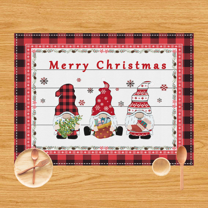 Premium Christmas Dining Mat - Heat-Insulating Table Decoration