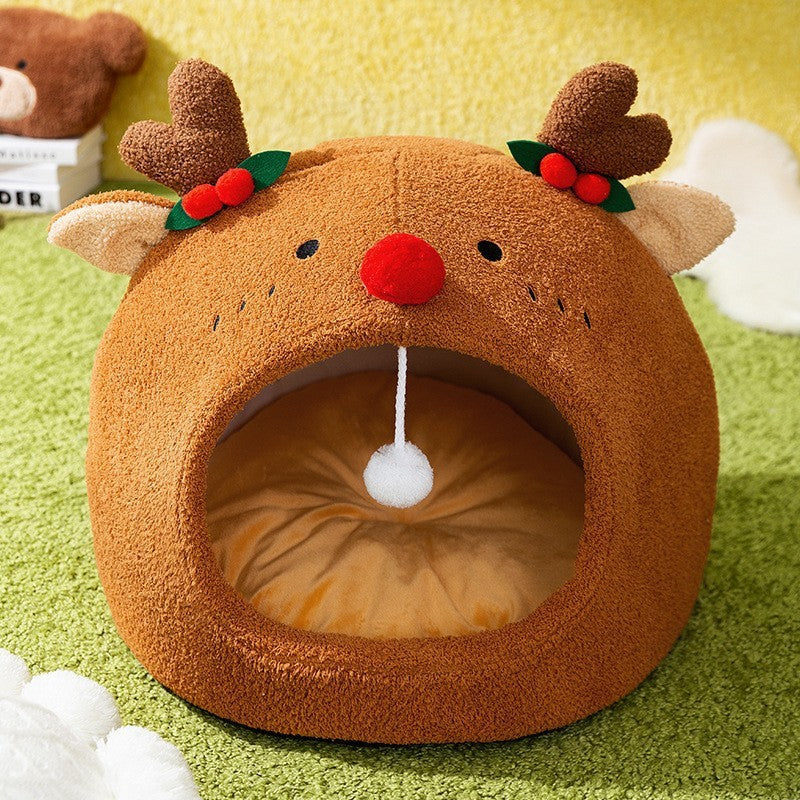 Cama para Mascotas Cozy Toast Bread para Gatos y Perros