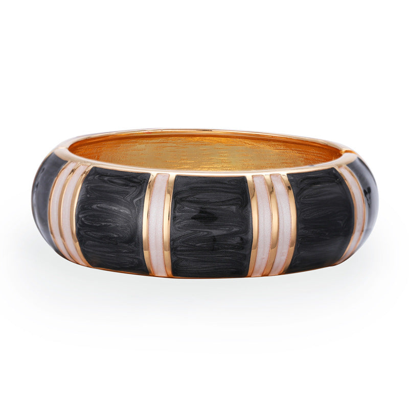 Pulsera de Nudo de Bambú de Doble Color con Aceite de Goteo de Moda Retro