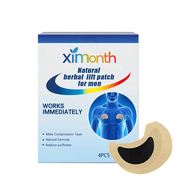 Natural Herbal Lift Patch For Men, Men's Firming Chest Skin Anti-Sagging Chest Shape Care Patch - Korvel