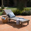 SUMMERLAND CHAISE LOUNGE - DARK GREY MESH - Korvel