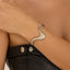 Bracelet de cheville en métal liquide lava à la mode
