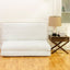 Large folding mattress sofa bean bag bed, foam filled folding mattress sofa, soft high-grade artificial fur - Korvel
