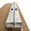 Line Post for White Vinyl Routed Fence Caps Included set of 2 - Korvel