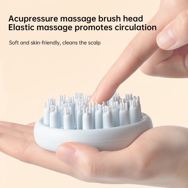 Baby Silicone Shampoo Scalp Massage Body Clean Scrub Feel Bath Brush - Korvel