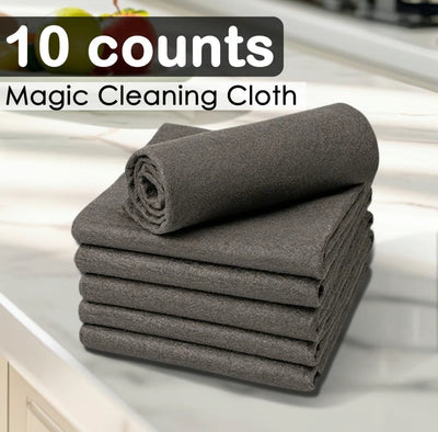StreakWipe Magic Cloths - 10-Count Microfiber Cleaning Towels