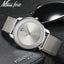 Clearance MISSFOX  2446 Unique Design Minimalist Watch Men Novel Stylish Male Watches Fashion Sports Quartz Wrist Watch For Men Women - Korvel