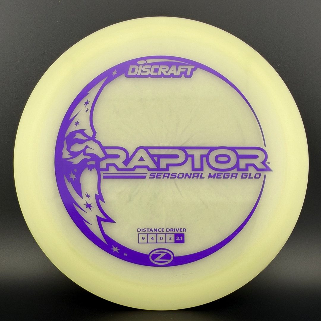 Mega Glo Raptor - Premium Glow Disc Golf Driver