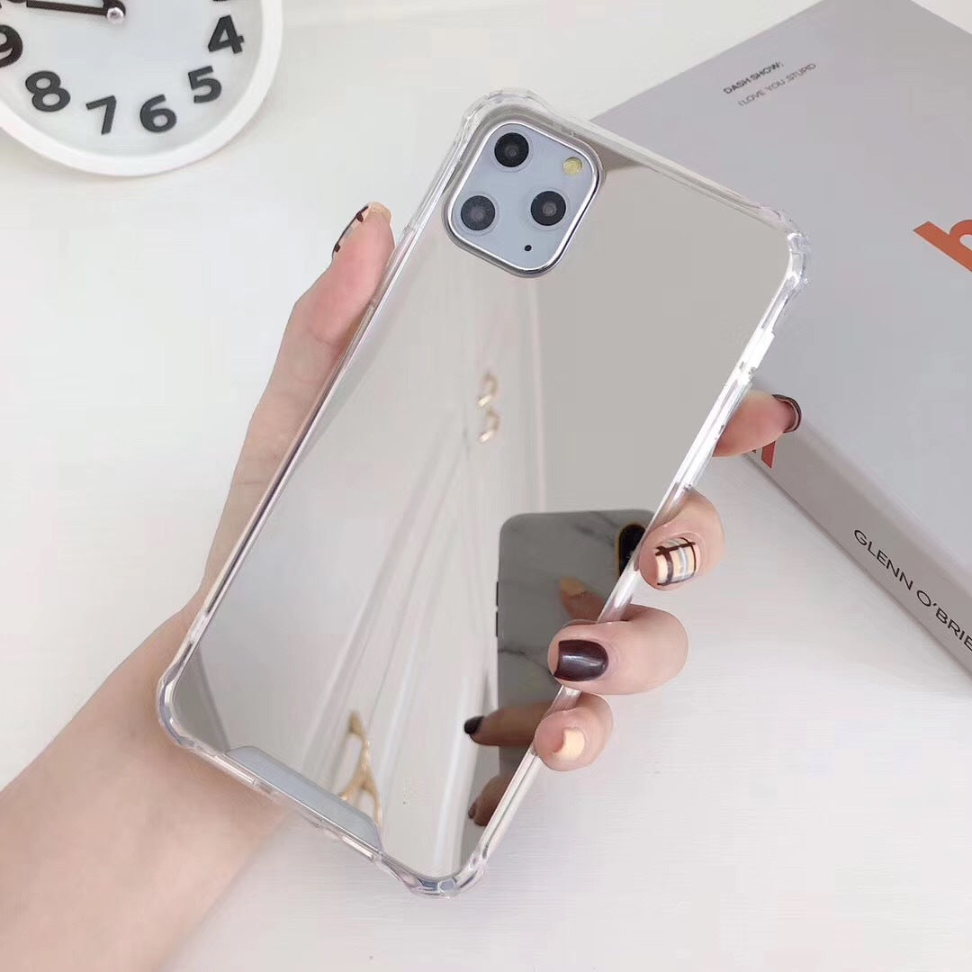 Coque miroir anti-choc Gasbag pour iPhone XR, XS MAX, 13, 14 Plus