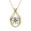 2 Carat Moissanite 925 Sterling Silver Pendant Necklace - Korvel