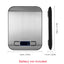 5/10KG Digital Kitchen Scale Stainless Steel Portable Kitchen Food Scale LED Display Electronic Jewelry Baking Weight Scales - Korvel