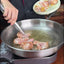 German uncoated pure titanium frying pan with fish - scale hammer pattern. Non - stick, ideal for household steak frying, a piec - Korvel